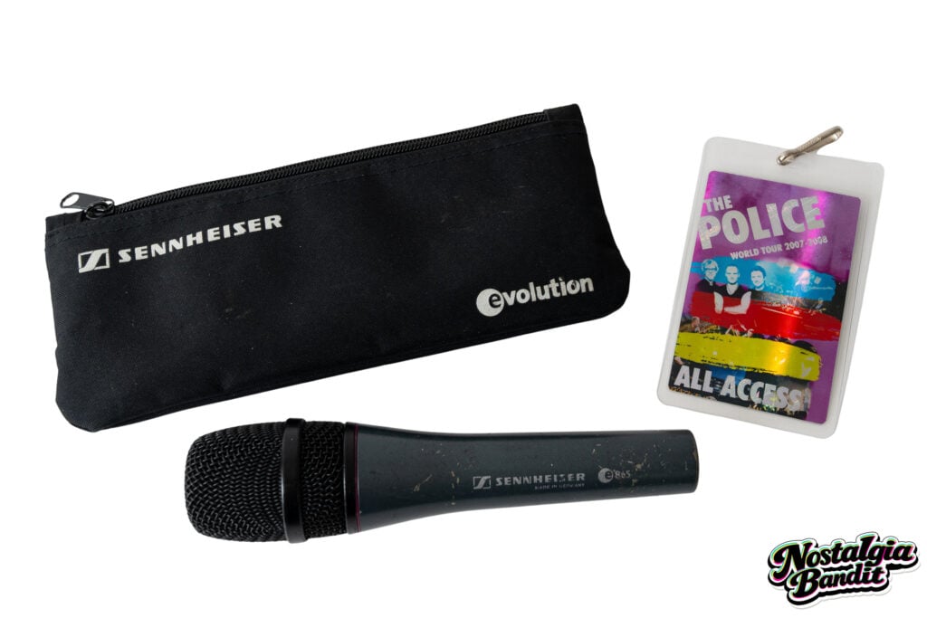 The Police | Sting Stage-Used "The Police Reunion Tour" Sennheiser e865 Microphone (2007-2008)