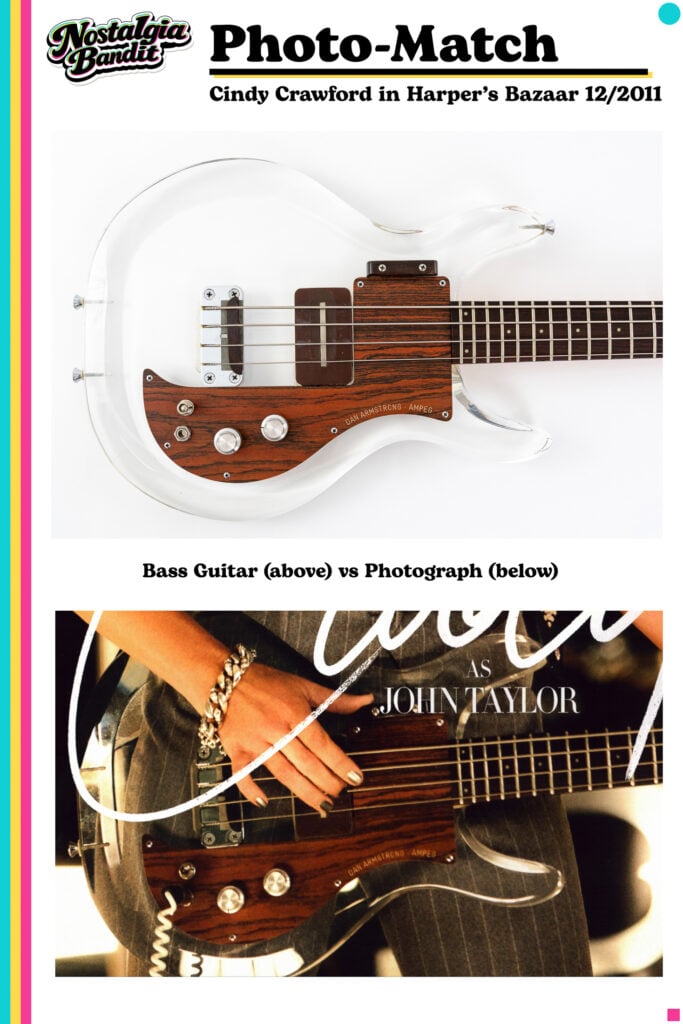 Duran Duran | "Girl Panic!" Music Video-Used, Photo & Screen-Matched Dan Armstrong Bass (2011)