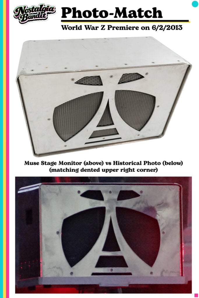 Muse | Matt Bellamy Stage-Played & Tour-Used Custom Dickinson Monitor w/ Flight Case (2012-2014)