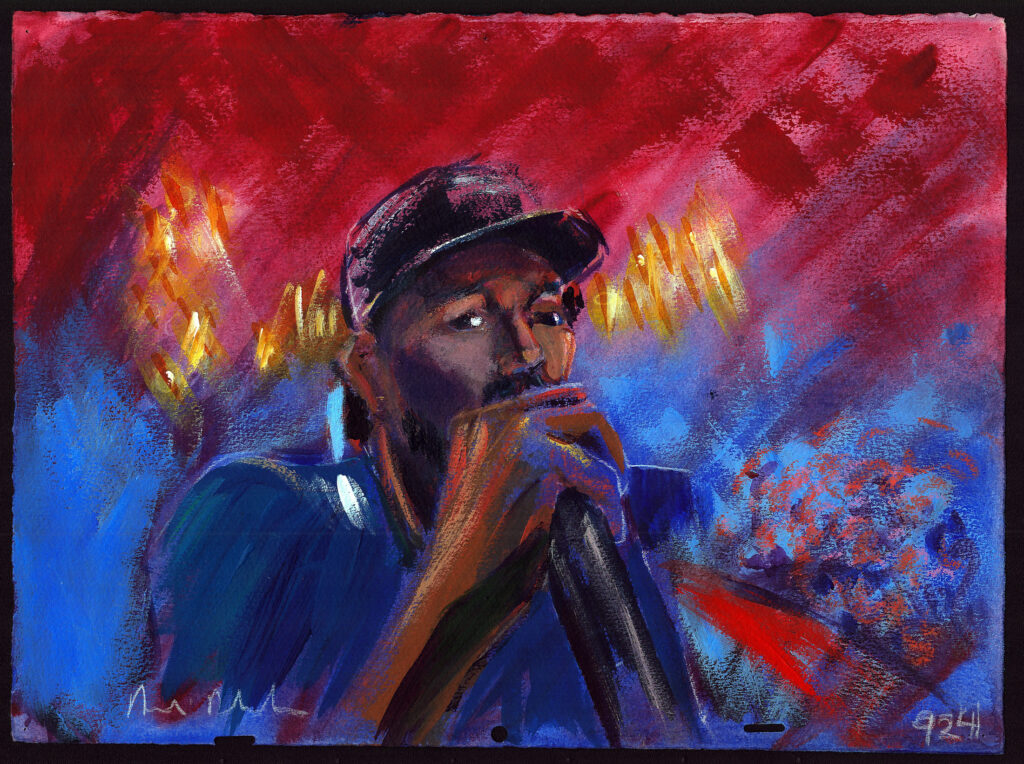 Beastie Boys | Screen-Matched Original Hand-Painted Animation Frame, "Shadrach" Music Video (1989)
