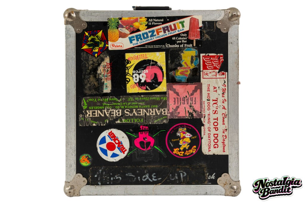 Beastie Boys | Cey Adams & Shadi-Tagged Licensed to Ill Stage-Used Turntable Case (1986-1987)