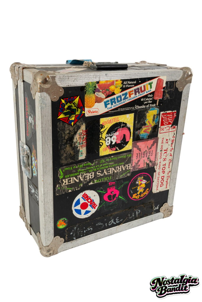 Beastie Boys | Cey Adams & Shadi-Tagged Licensed to Ill Stage-Used Turntable Case (1986-1987)