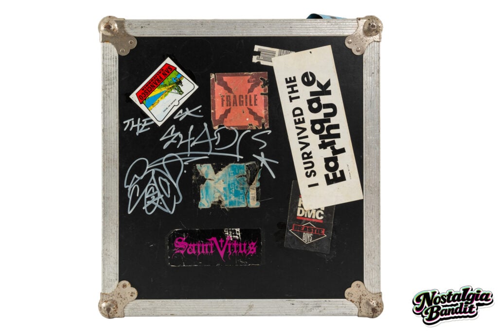 Beastie Boys | Cey Adams & Shadi-Tagged Licensed to Ill Stage-Used Turntable Case (1986-1987)