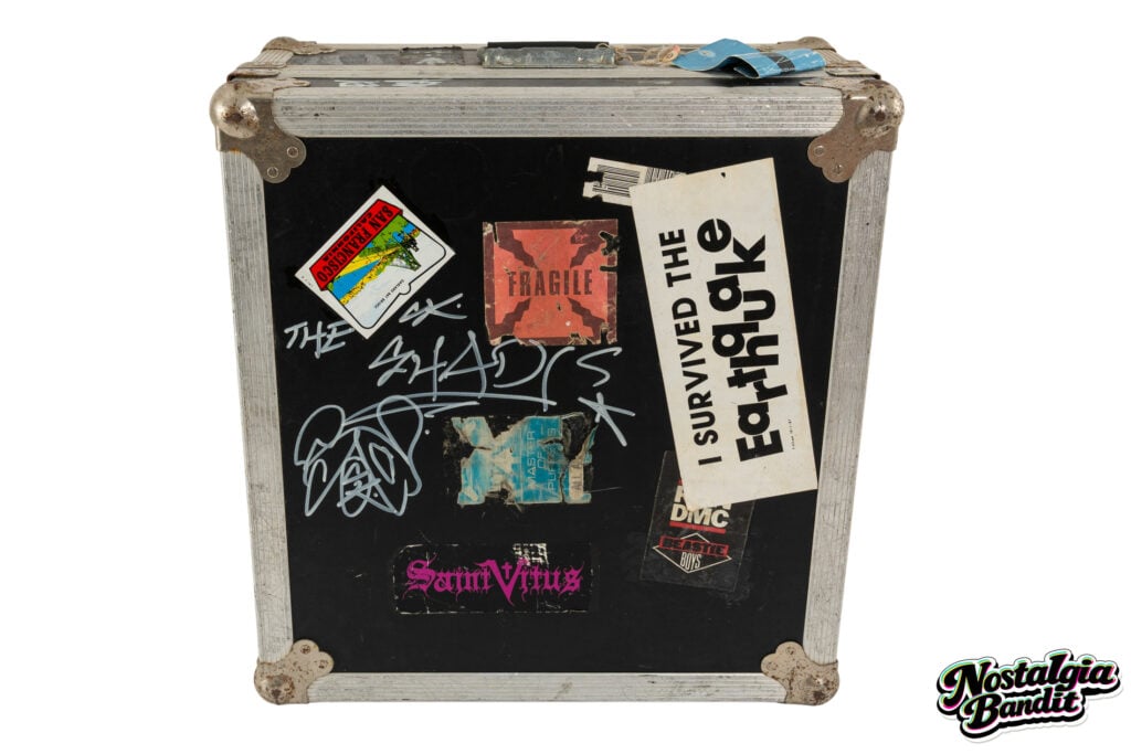 Beastie Boys | Cey Adams & Shadi-Tagged Licensed to Ill Stage-Used Turntable Case (1986-1987)