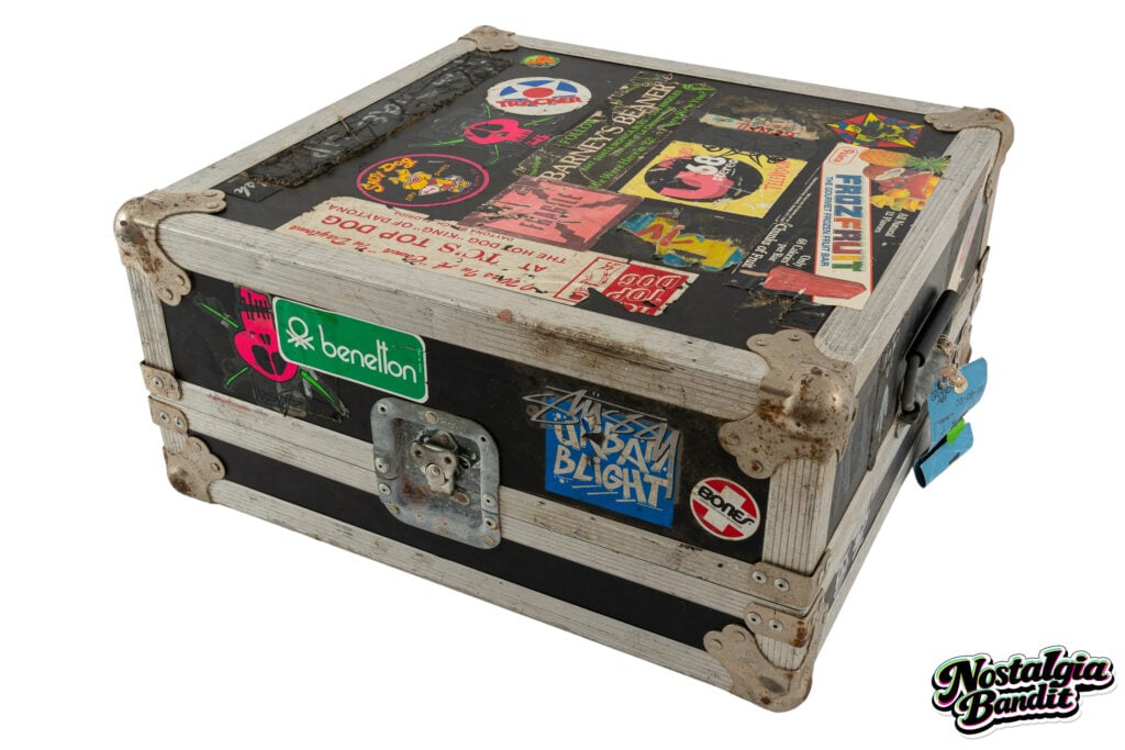 Beastie Boys | Cey Adams & Shadi-Tagged Licensed to Ill Stage-Used Turntable Case (1986-1987)