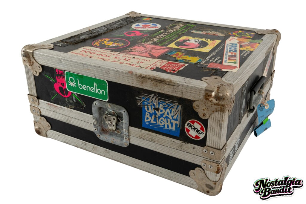 Beastie Boys | Cey Adams & Shadi-Tagged Licensed to Ill Stage-Used Turntable Case (1986-1987)