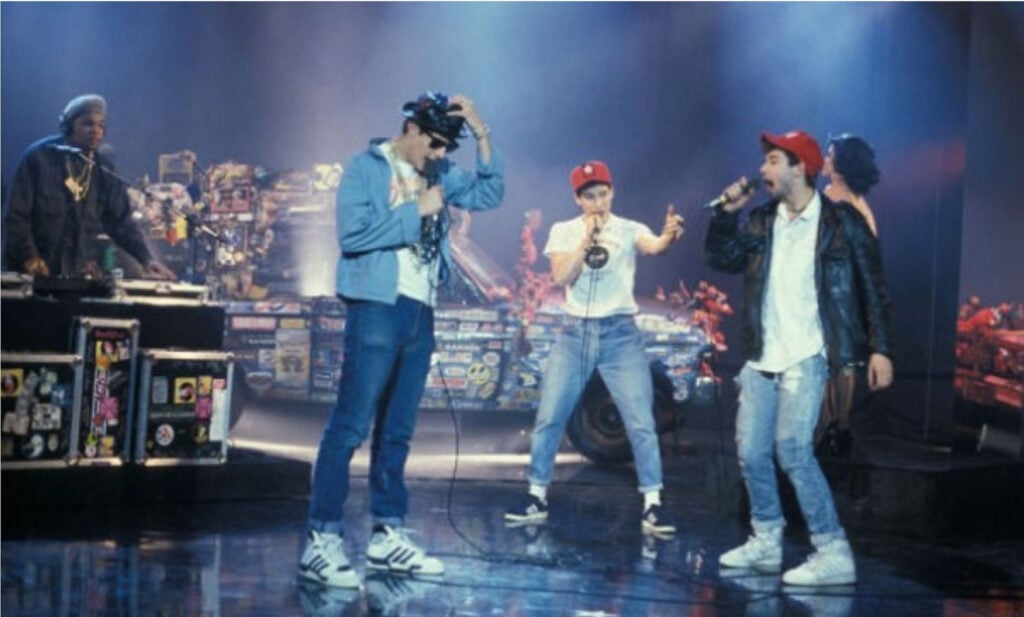 Beastie Boys | Cey Adams & Shadi-Tagged Licensed to Ill Stage-Used Turntable Case (1986-1987)