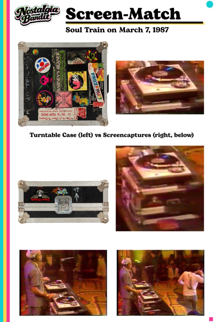 Beastie Boys | Cey Adams & Shadi-Tagged Licensed to Ill Stage-Used Turntable Case (1986-1987)