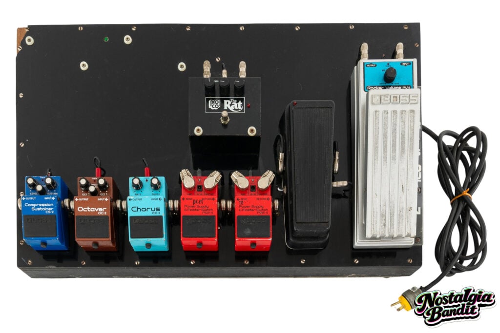 Billy Idol | Steve Stevens Custom-Made Stage-Played & Recording-Used Rebel Yell Pedalboard (1983-87)