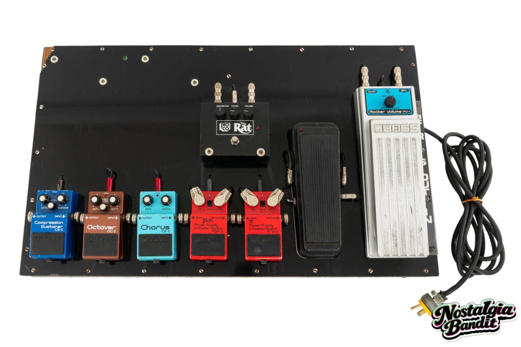Billy Idol | Steve Stevens Custom-Made Stage-Played & Recording-Used Rebel Yell Pedalboard (1983-87)