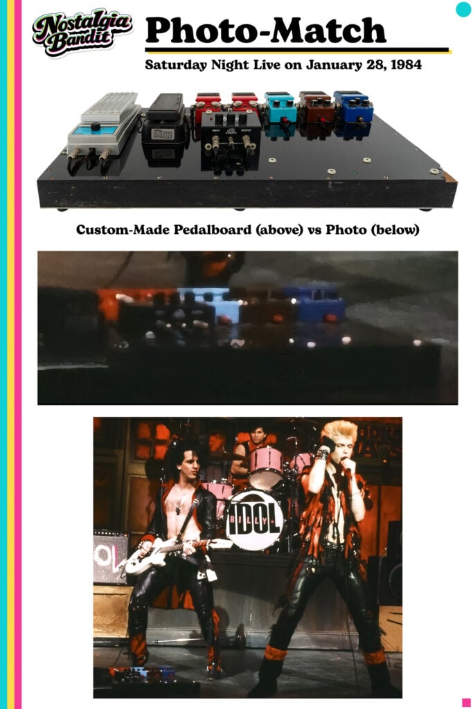 Billy Idol | Steve Stevens Custom-Made Stage-Played & Recording-Used Rebel Yell Pedalboard (1983-87)