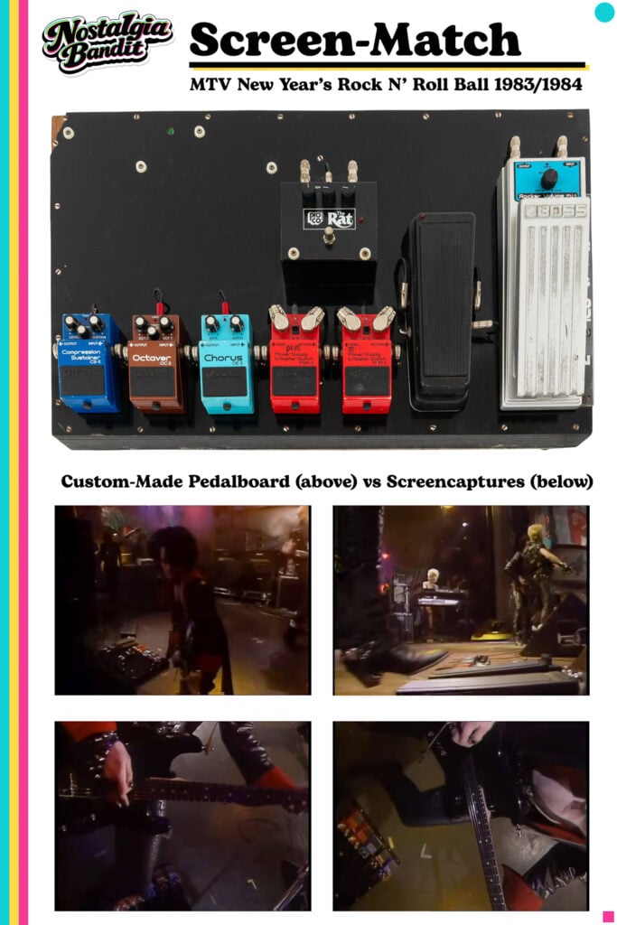 Billy Idol | Steve Stevens Custom-Made Stage-Played & Recording-Used Rebel Yell Pedalboard (1983-87)