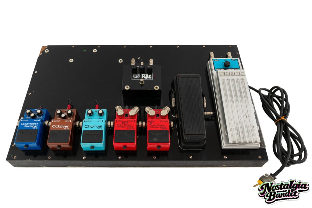 Billy Idol | Steve Stevens Custom-Made Stage-Played & Recording-Used Rebel Yell Pedalboard (1983-87)