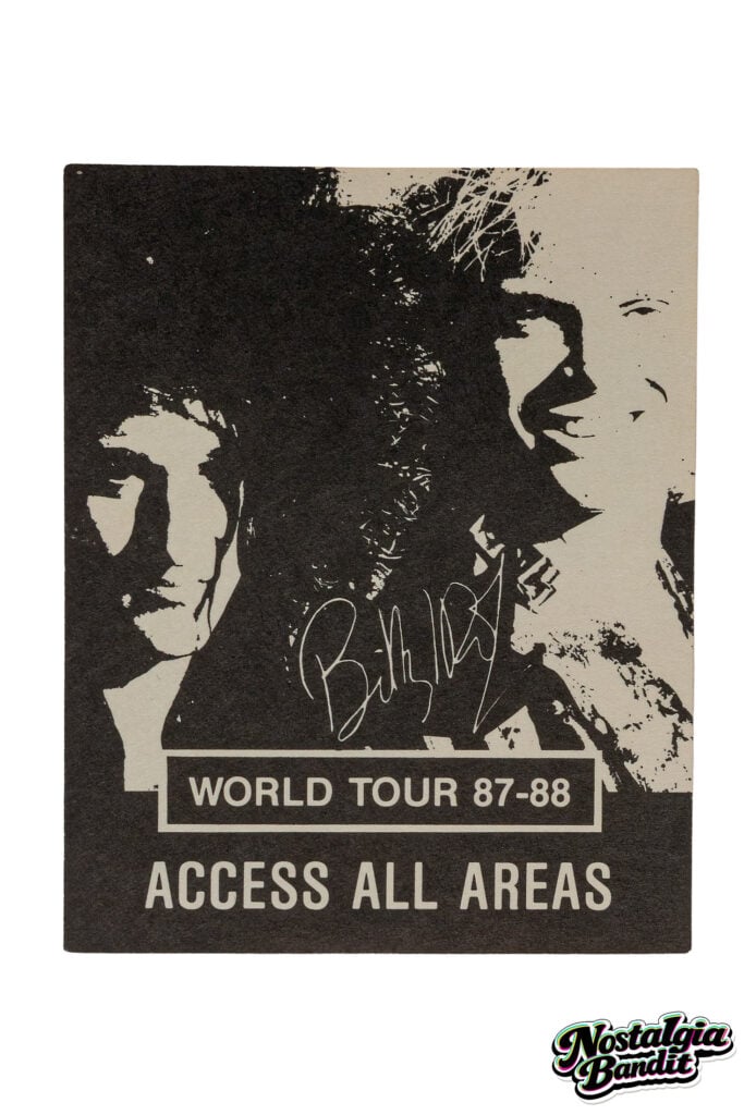 Billy Idol | Steve Stevens Custom Audio Electronics Rack Faceplate, Whiplash Smile Tour (1986-1987)