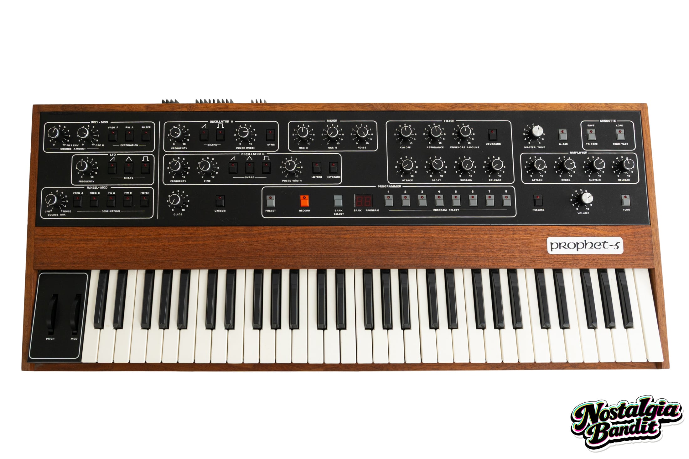 Nostalgia Bandit Auction - The Cars | Greg Hawkes Stage-Played & Studio-Used Sequential Circuits Prophet-5 Synth (1979-1984)