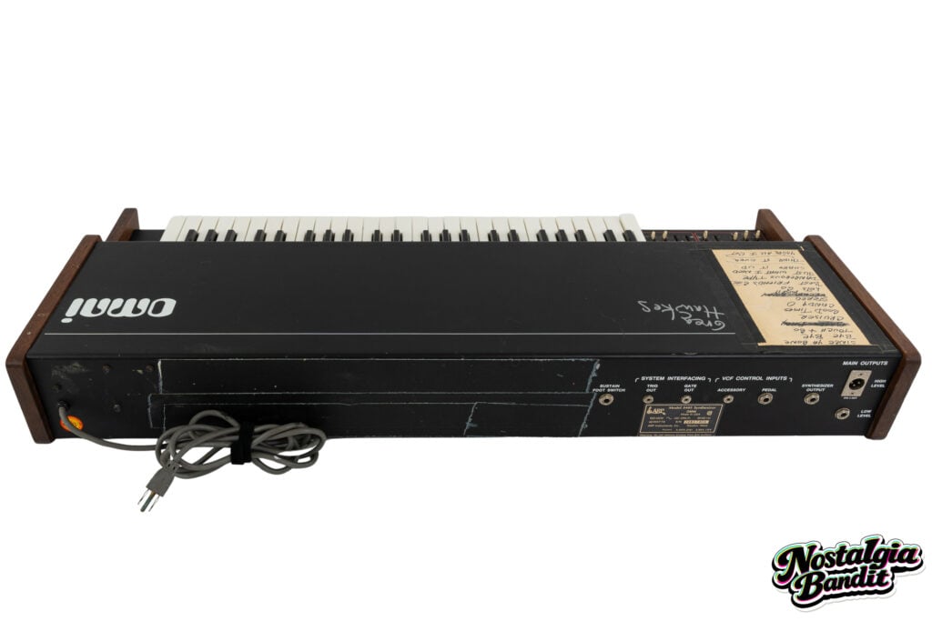 The Cars | Greg Hawkes Stage-Played & Studio-Used ARP Omni MK-1 Synthesizer (1978-1982)