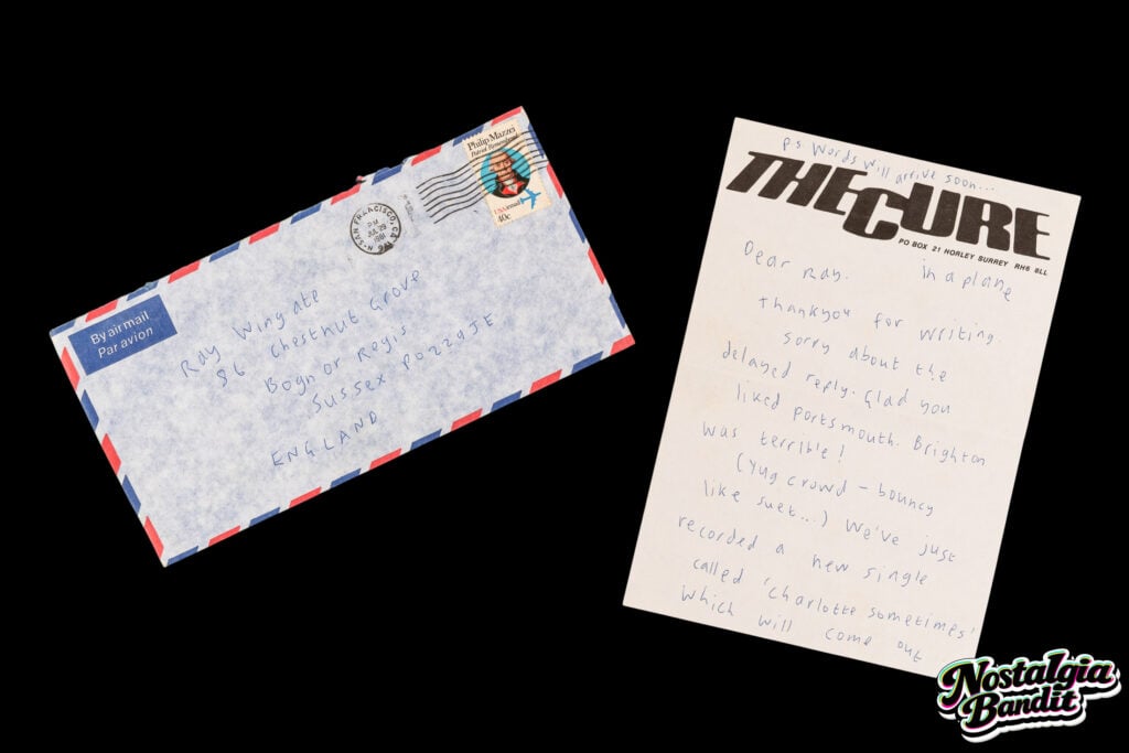 The Cure | Robert Smith Handwritten Fan Letter + 1981 Faith Tour Program, Signed Three Members