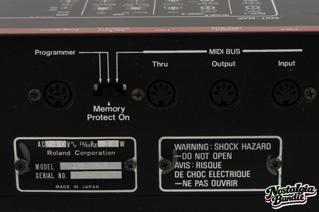 The Cure | Porl Thompson Stage-Played & Studio-Used Roland JX-3P Synthesizer Keyboard (1983-1987)
