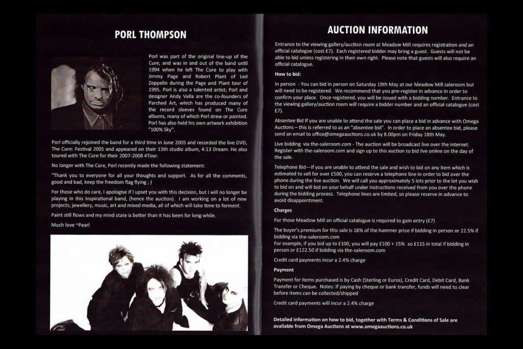 The Cure | Porl Thompson Stage-Played & Studio-Used Roland JX-3P Synthesizer Keyboard (1983-1987)