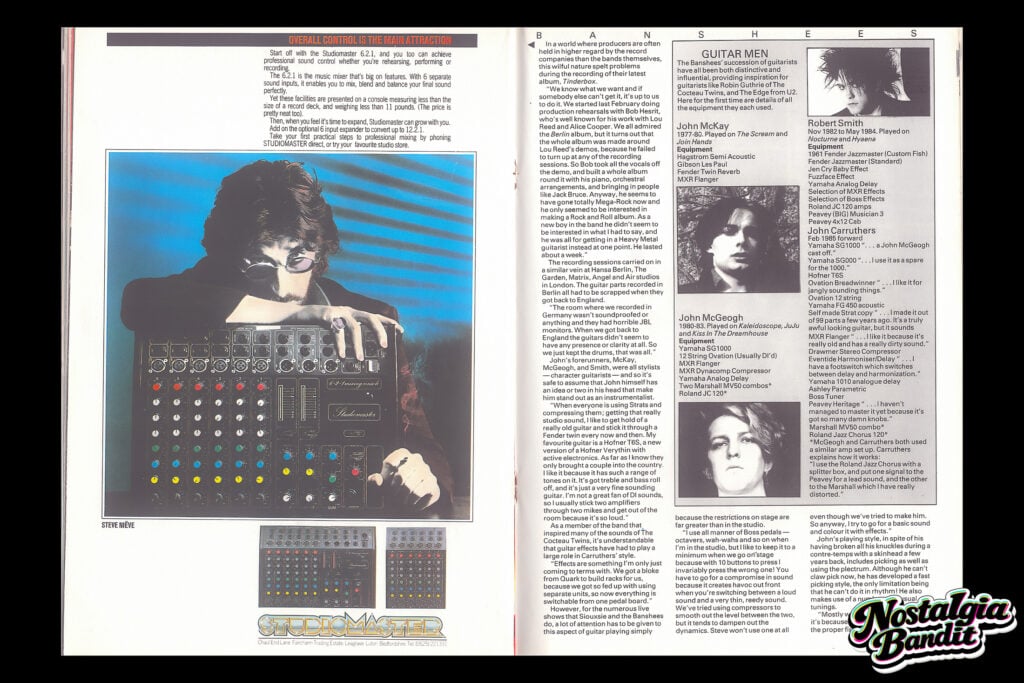 Siouxsie and the Banshees | Stage-Played, Studio & Video-Used Ovation Breadwinner Guitar (1979-1986)