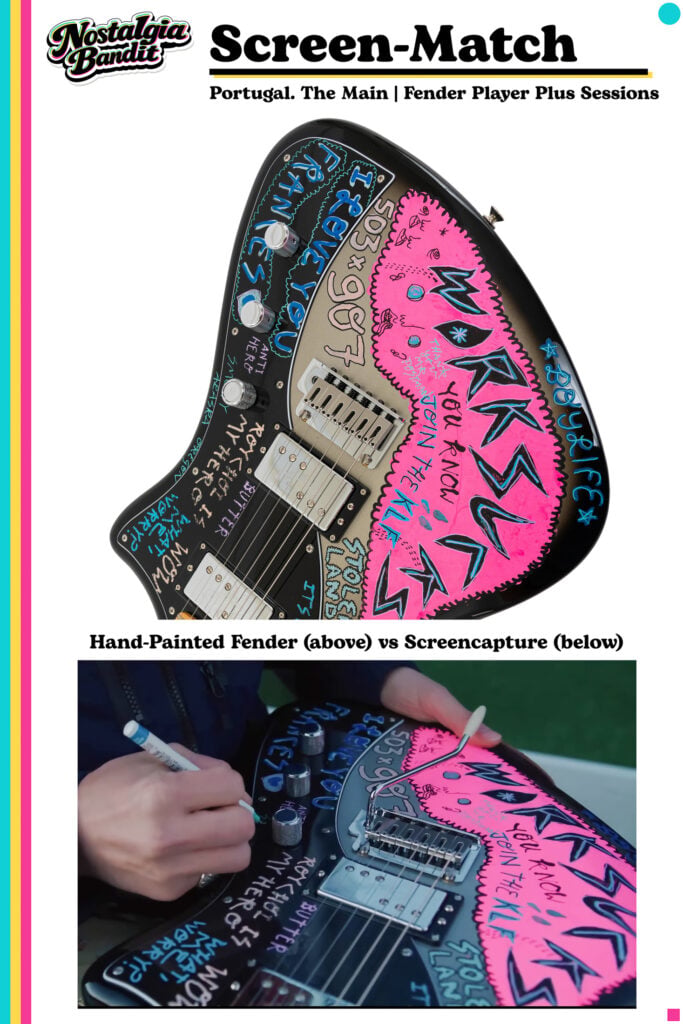 Portugal. The Man | John Gourley Hand-Painted & Screen-Matched Fender Player Plus Meteora HH (2022)