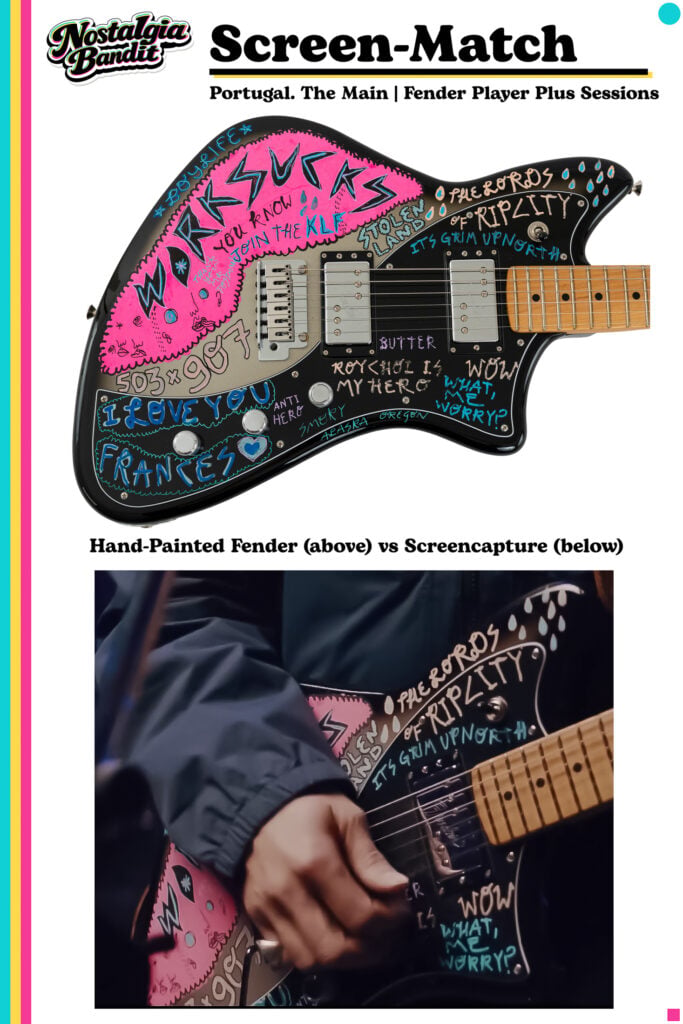 Portugal. The Man | John Gourley Hand-Painted & Screen-Matched Fender Player Plus Meteora HH (2022)