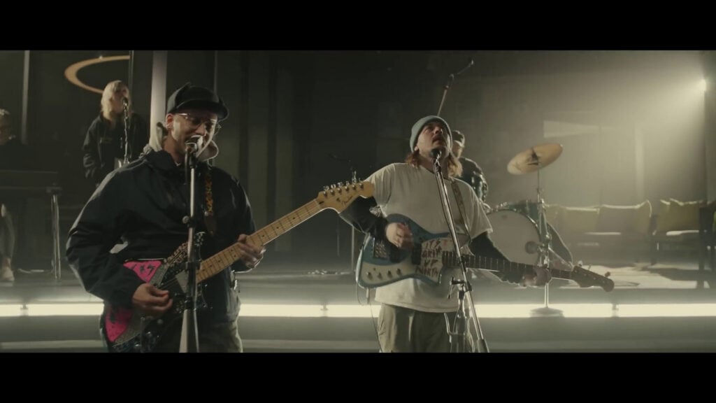 Portugal. The Man | John Gourley Hand-Painted & Screen-Matched Fender Player Plus Meteora HH (2022)