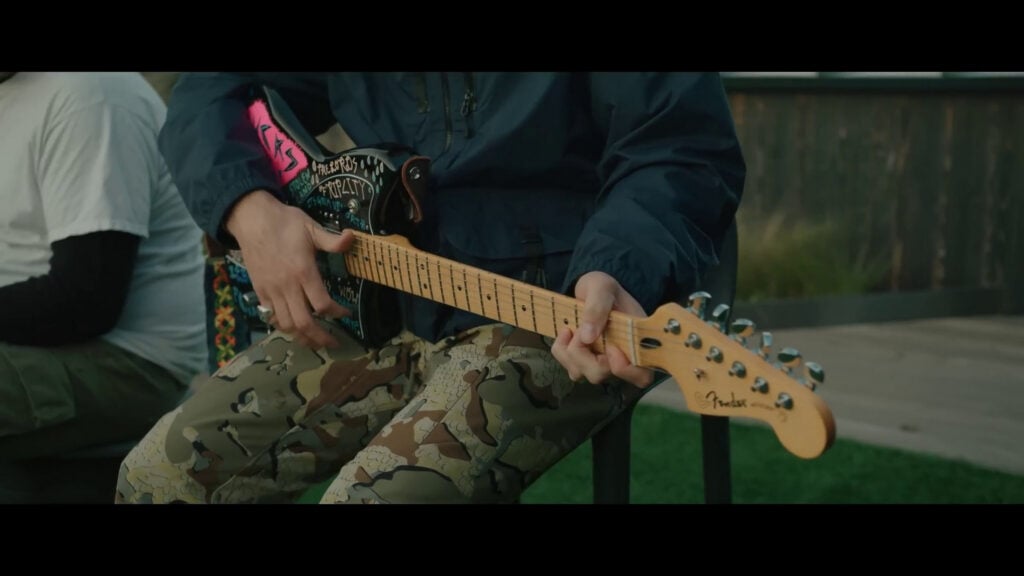 Portugal. The Man | John Gourley Hand-Painted & Screen-Matched Fender Player Plus Meteora HH (2022)
