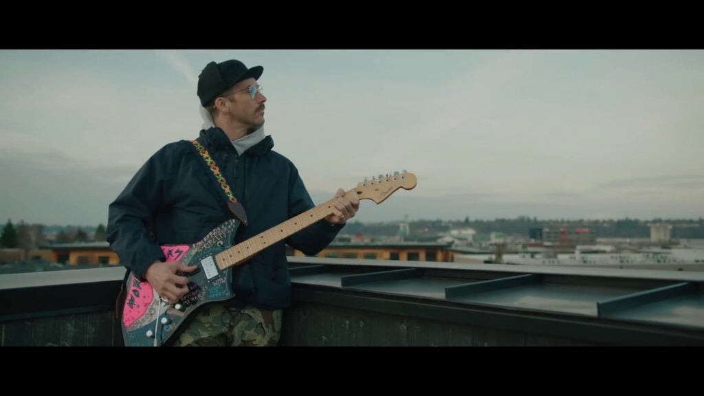 Portugal. The Man | John Gourley Hand-Painted & Screen-Matched Fender Player Plus Meteora HH (2022)