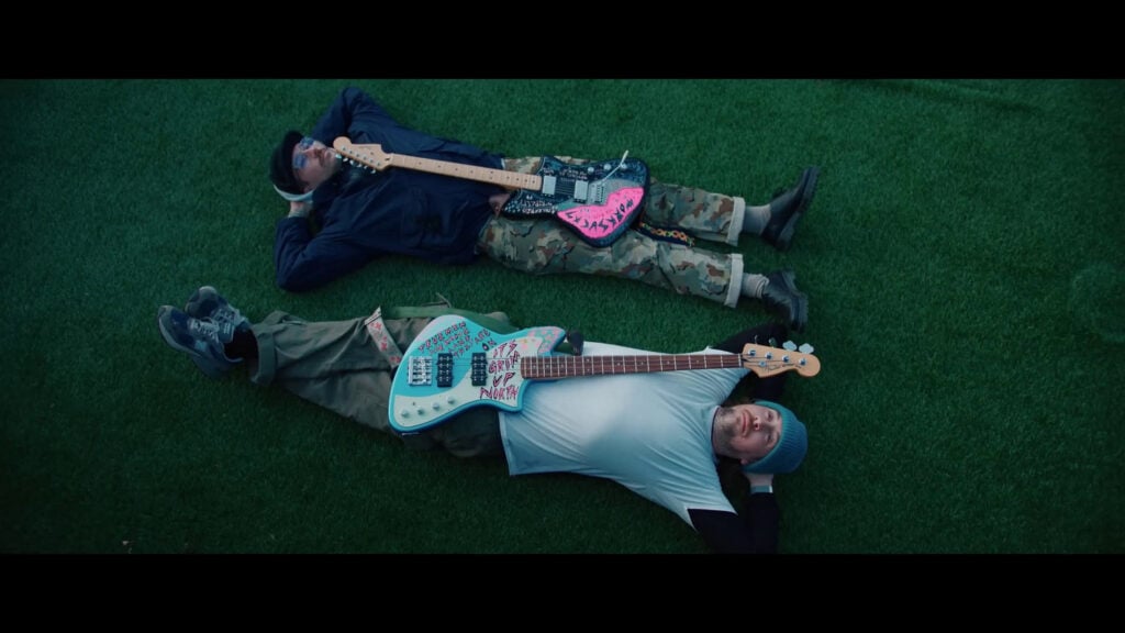 Portugal. The Man | John Gourley Hand-Painted & Screen-Matched Fender Player Plus Meteora HH (2022)