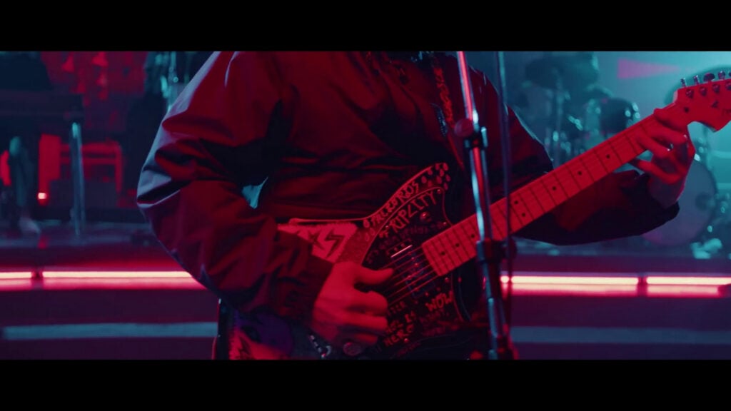 Portugal. The Man | John Gourley Hand-Painted & Screen-Matched Fender Player Plus Meteora HH (2022)