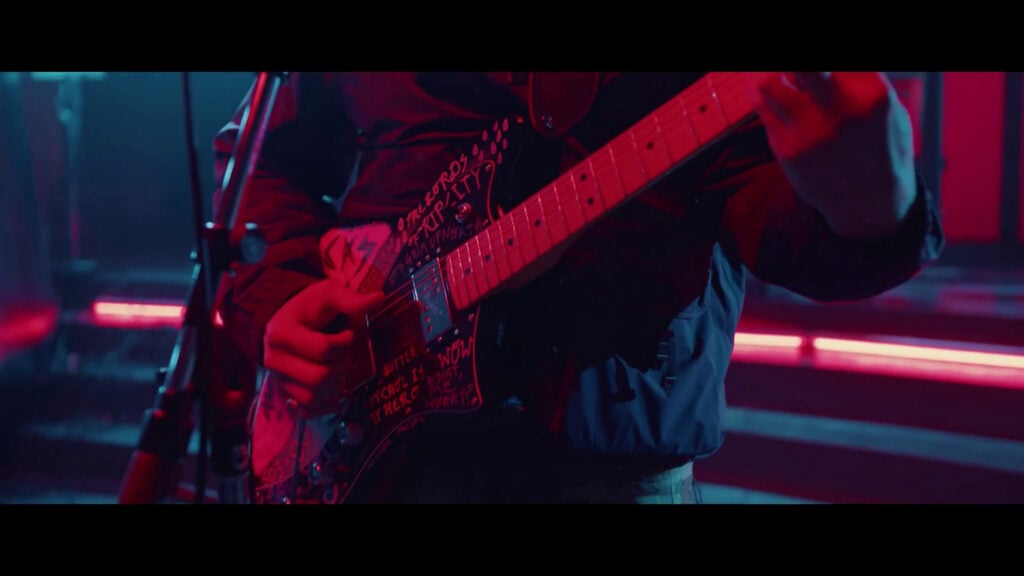 Portugal. The Man | John Gourley Hand-Painted & Screen-Matched Fender Player Plus Meteora HH (2022)
