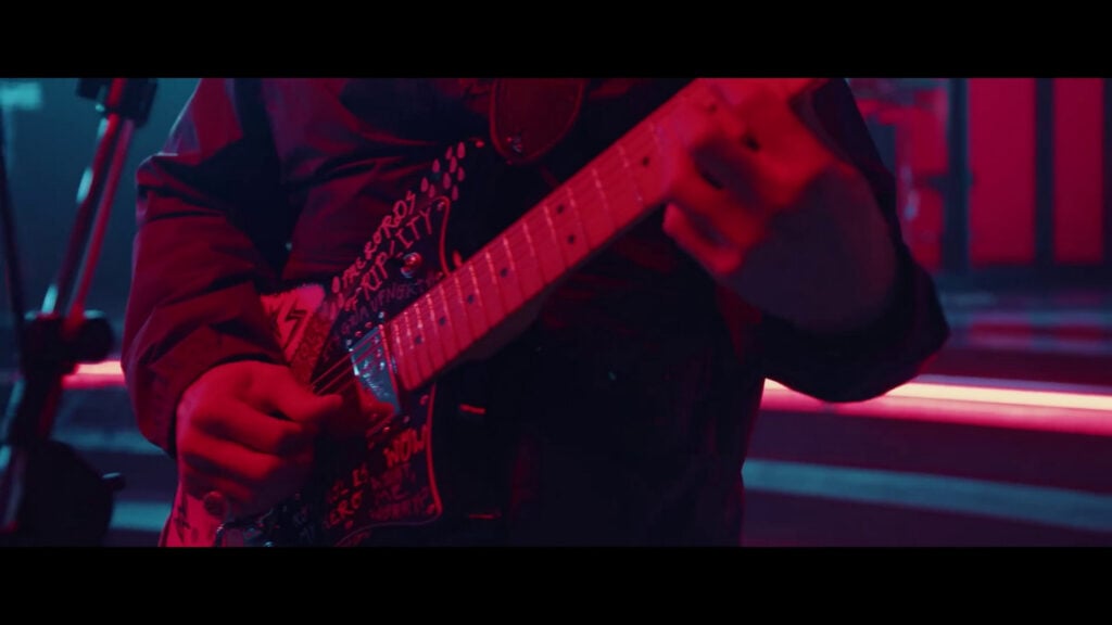 Portugal. The Man | John Gourley Hand-Painted & Screen-Matched Fender Player Plus Meteora HH (2022)