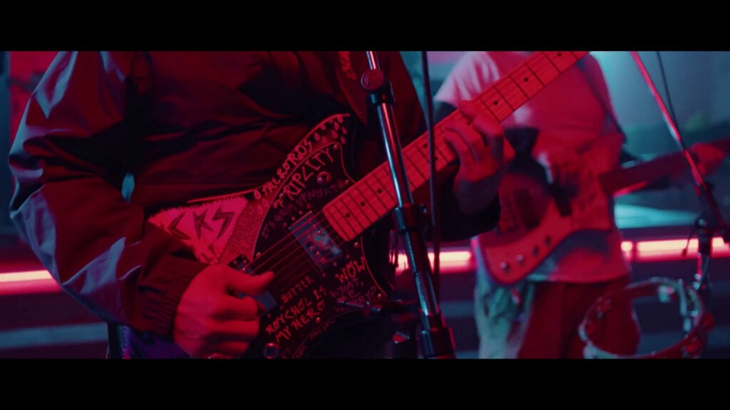 Portugal. The Man | John Gourley Hand-Painted & Screen-Matched Fender Player Plus Meteora HH (2022)
