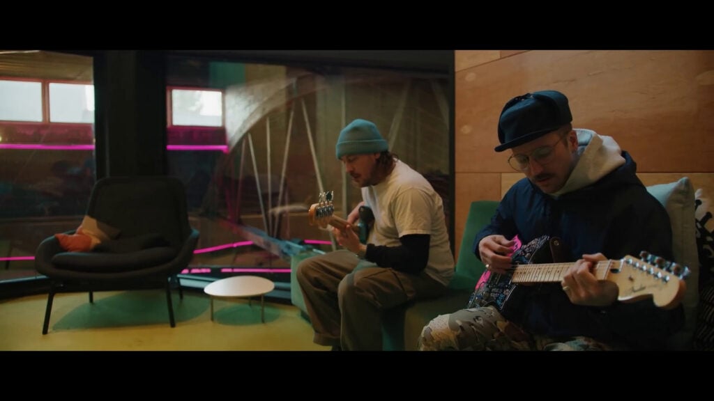 Portugal. The Man | John Gourley Hand-Painted & Screen-Matched Fender Player Plus Meteora HH (2022)