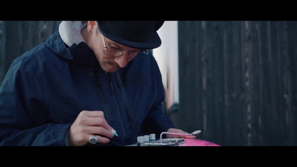 Portugal. The Man | John Gourley Hand-Painted & Screen-Matched Fender Player Plus Meteora HH (2022)
