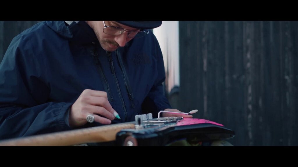 Portugal. The Man | John Gourley Hand-Painted & Screen-Matched Fender Player Plus Meteora HH (2022)