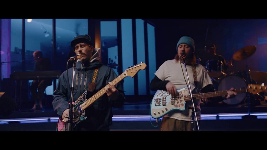 Portugal. The Man | John Gourley Hand-Painted & Screen-Matched Fender Player Plus Meteora HH (2022)