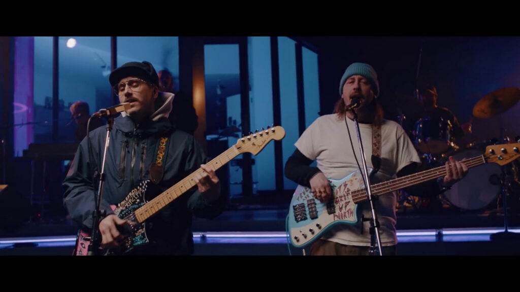 Portugal. The Man | John Gourley Hand-Painted & Screen-Matched Fender Player Plus Meteora HH (2022)