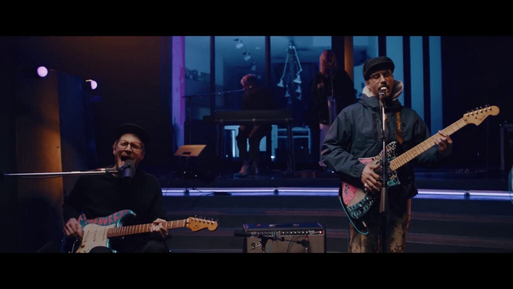 Portugal. The Man | John Gourley Hand-Painted & Screen-Matched Fender Player Plus Meteora HH (2022)