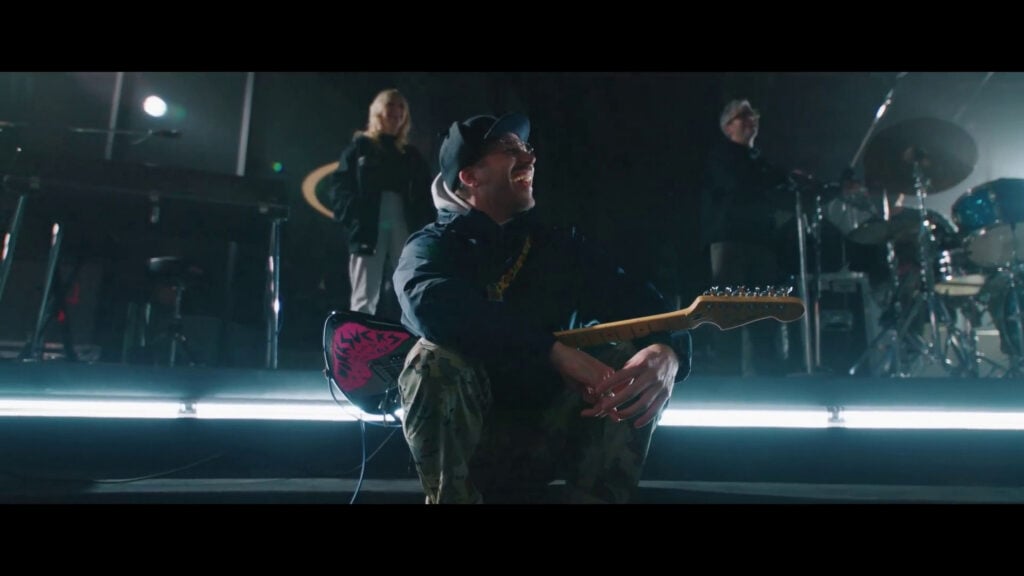 Portugal. The Man | John Gourley Hand-Painted & Screen-Matched Fender Player Plus Meteora HH (2022)