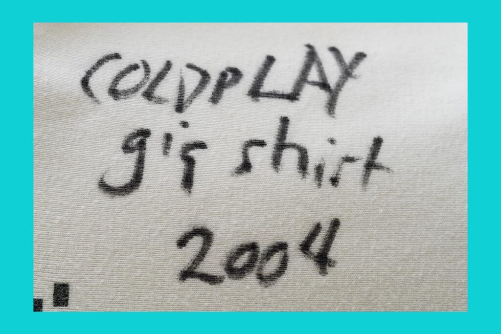 Coldplay — Chris Martin Stage-Worn "Make Trade Fair" Shirt
