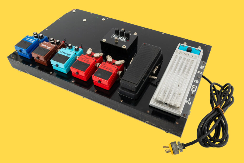 Billy Idol | Steve Stevens Custom-Made Stage-Played & Recording-Used Rebel Yell Pedalboard (1983-87)