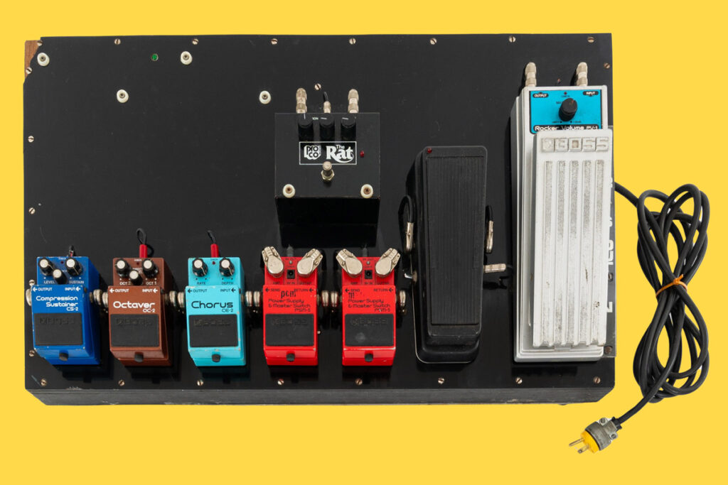 Billy Idol | Steve Stevens Custom-Made Stage-Played & Recording-Used Rebel Yell Pedalboard (1983-87)