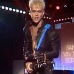 Billy Idol "Eyes Without a Face" Leather Jacket - Saint Vincent Estate