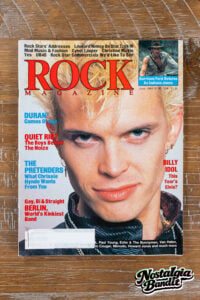 Billy Idol First Nighter Powder Blue Dinner Jacket - Rock Magazine