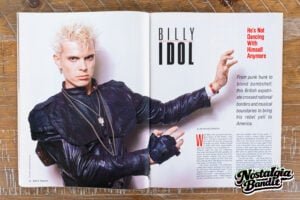 Billy Idol First Nighter Powder Blue Dinner Jacket - Rock Magazine