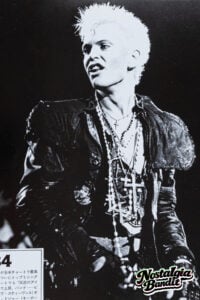 Billy Idol First Nighter Powder Blue Dinner Jacket - Rock Pix
