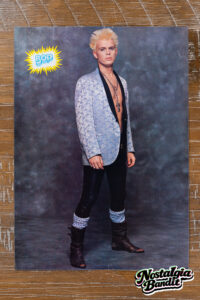 Billy Idol First Nighter Powder Blue Dinner Jacket - Bop Magazine, December 1984