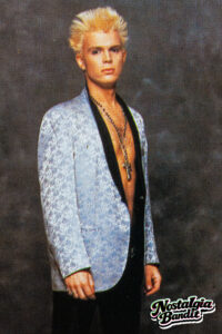 Billy Idol First Nighter Powder Blue Dinner Jacket - Rock Video Presents Rock Post-Cards
